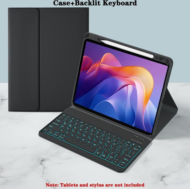 Xiaomi Tastaturhülle für Redmi Pad 2 11 Zoll mit Stifthalter in Schwarz - Bild 1