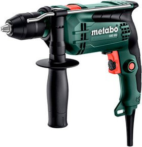 Metabo Schlagbohrmaschine SBE 650 mit 320 W und 1500 U/min in Grün inklusive Kunststoffkoffer - Bild 1