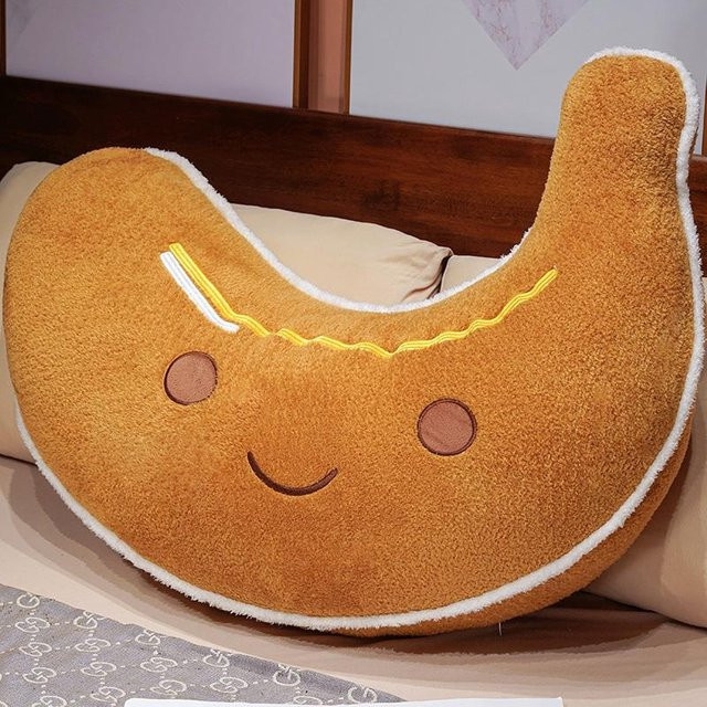 Gemütliches Bananen-Kissen von Binchi Fitness in Braun, 35 cm - Bild 1