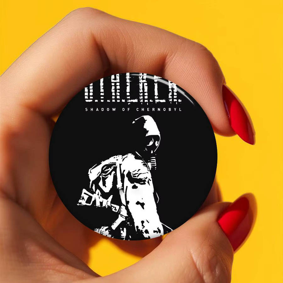 Brosche Game STALKER Anime Button Pin, Handgefertigt - Bild 5