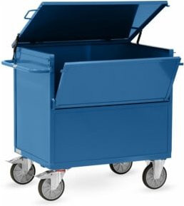 Fetra Blechkastenwagen 2862 in Blau mit TPE-Reifen und 600 kg Tragkraft - Bild 1