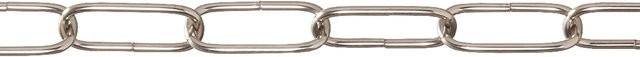 Conacord Ringkette aus Edelstahl, Nickel-beschichtet, Farbe: Silber, Durchmesser: 2,8 mm, Breite: 35 mm - Bild 1