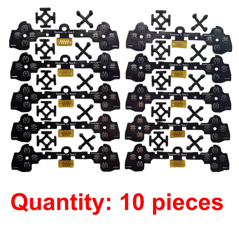 GEARZ Face Buttons Clicky Kit für PS5 Edge Controller, Taktile D-Pad-Aktionstasten in Schwarz - Bild 3