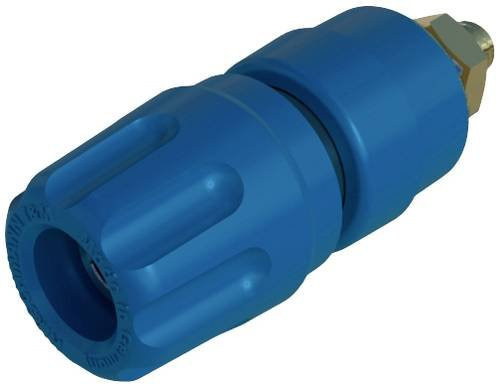 Hirschmann Test & Measurement PKI 10A Au Polklemme Blau 35A aus Messing - Bild 1