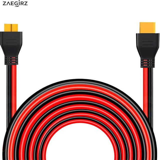 ZAEGIRZ XT60 Verlängerungskabel Buchse auf Stecker 6m für tragbare Stromversorgungsstationen und Solargeneratoren - Bild 1