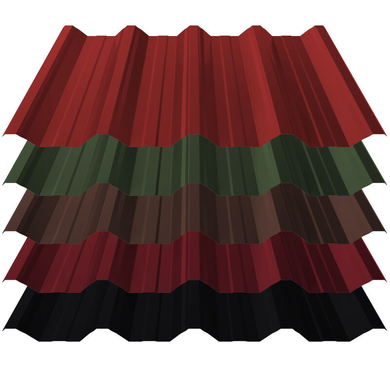 ZINKOMAG Trapezblech T50 Dach aus verzinktem Stahl mit Aluzink-Beschichtung und 25 µm Polyester-Beschichtung - Bild 1