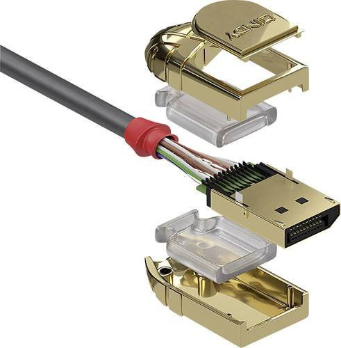 Lindy DisplayPort Anschlusskabel Grau, Länge: 1,00 m - Bild 1