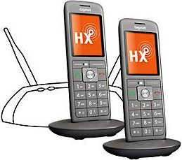 Gigaset CL660HX Duo Schnurloses Telefon mit zwei Mobilteilen in Anthrazit und Rufnummernanzeige - Bild 3