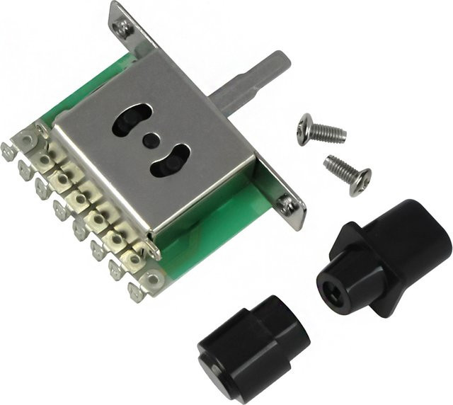 FLEOR 3-Wege-Wahlschalter für E-Gitarre mit 2 Spitzen für TL-Gitarrenteile - Bild 1