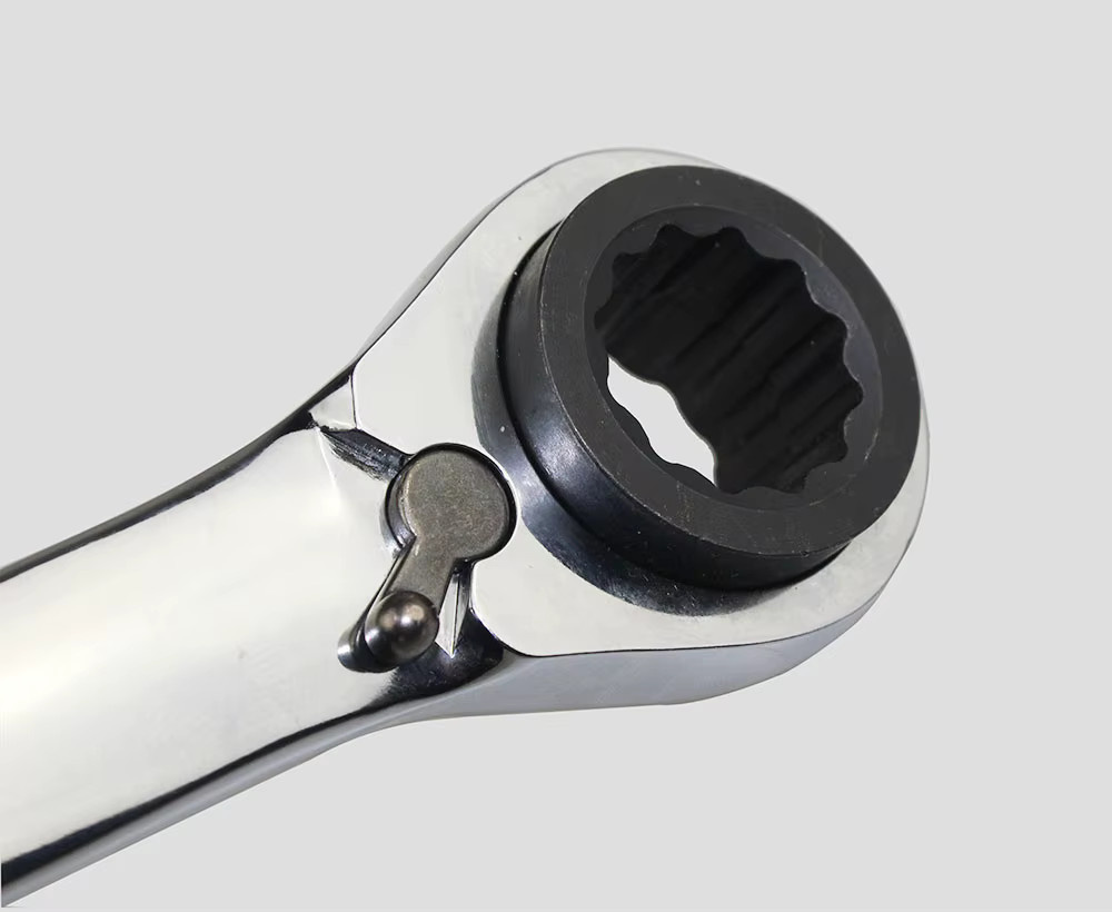 Lsmake Mehrzweck-Ratschenschlüssel mit Doppelkopf und Zahnrad-Funktion, 8–24 mm - Bild 2