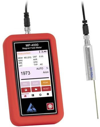PCE Instruments LM-MP4000-4TR Magnetfeld Analysegerät in Rot - Bild 1