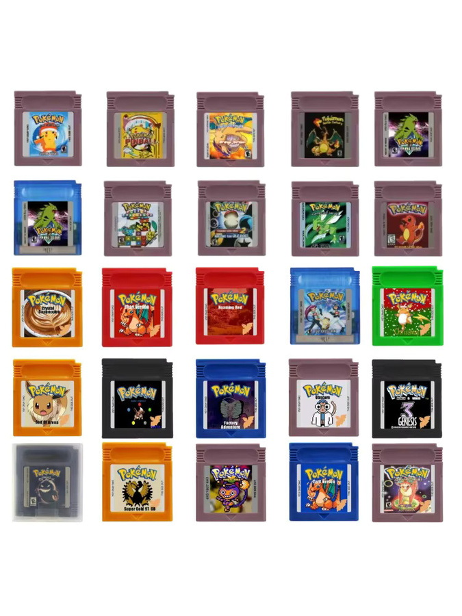 Pokemon Hack GB Spielkassette Bundle mit Prism Pinball und Orange Pin in der Farbe Orange für Retro RPG Fans - Bild 2