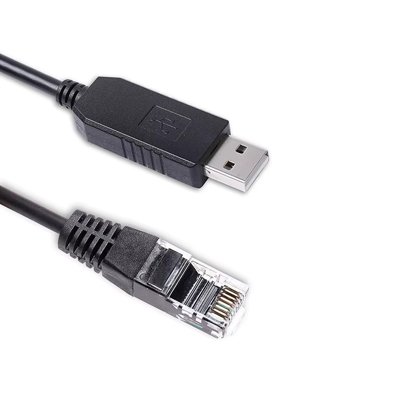 Easun USB zu RS232 auf RJ45 Kommunikationskabel mit PL2303GT Chip in Schwarz - Bild 2