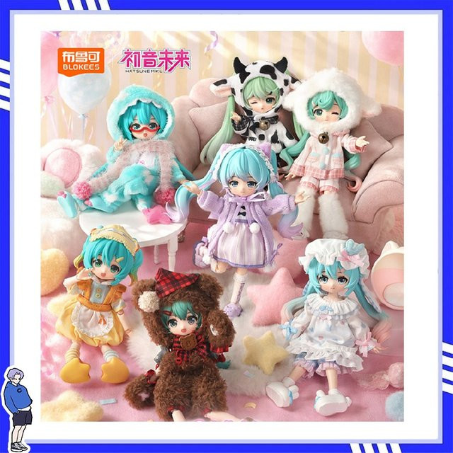 Blokees DaaLaMode Serie Hatsune Miku 02 Fluffy Sweet Dream Party Figuren Modellbausätze - Bild 1