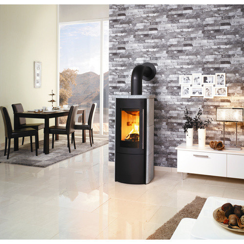 Hark Kaminofen Lova ECOplus RUA aus Naturstein in Grau mit 6 kW Leistung und Automatik - Bild 4