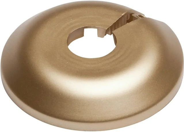OBI Heizkörperrosette aus Kunststoff in Gold Matt mit 50 mm Durchmesser - Bild 1