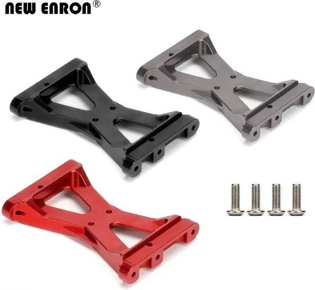 Traxxas Querträgerstrebe für das hintere Chassis, Aluminiumlegierung, Rot - Bild 1