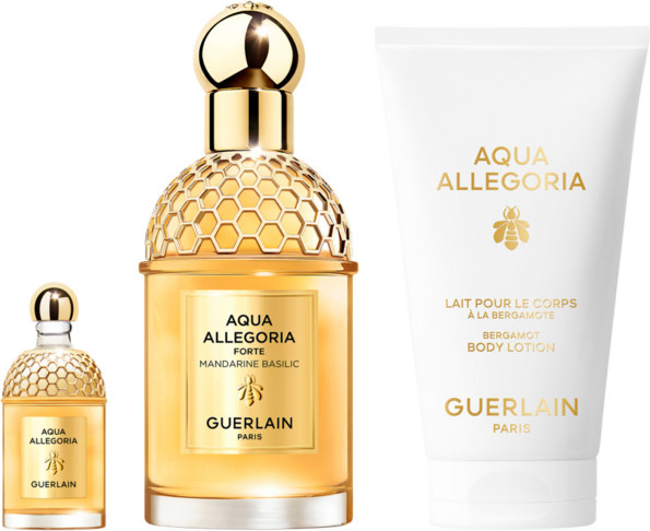 Guerlain Aqua Allegoria Mandarine Basilic Eau de Parfum Set, 75 ml, Miniatur, Body Lotion - Bild 1