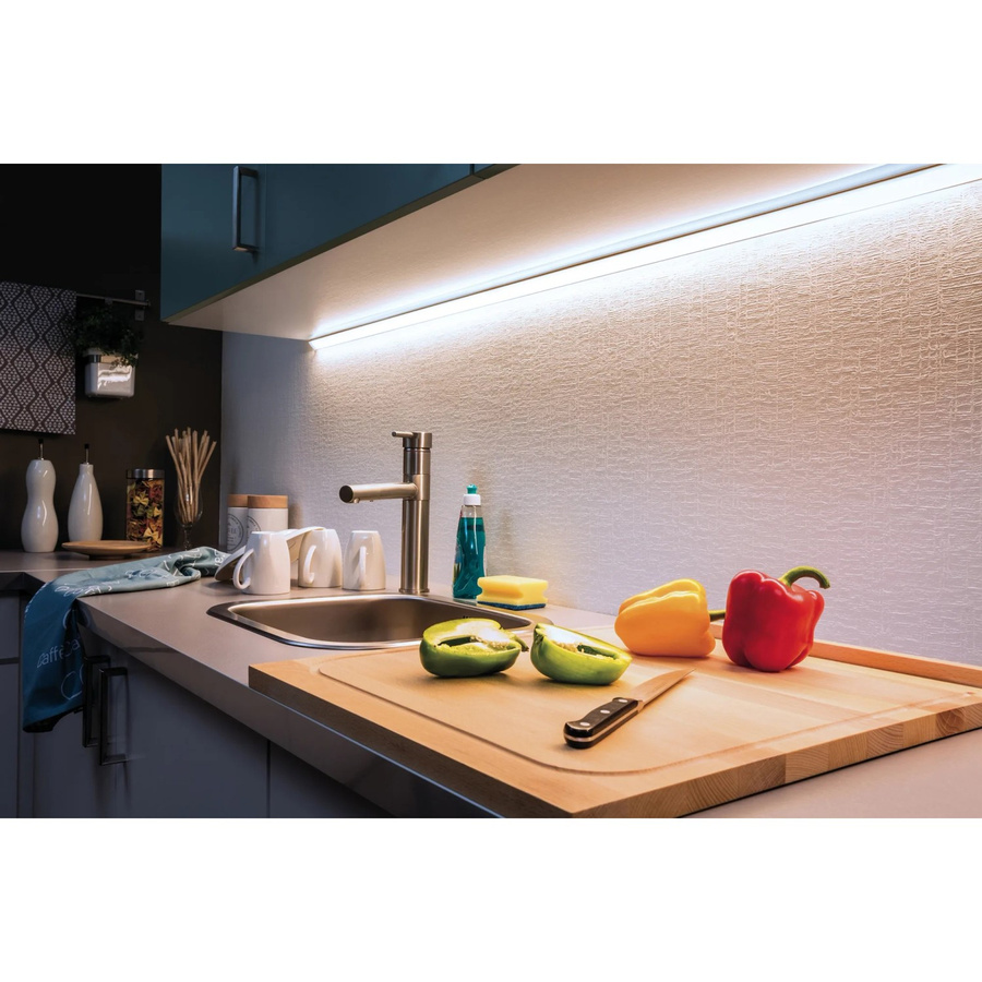 Paulmann MaxLED 1000 LED-Streifen-Basisset mit Netzteil in Weiß, 3 m Länge, Tageslichtweiß - Bild 2