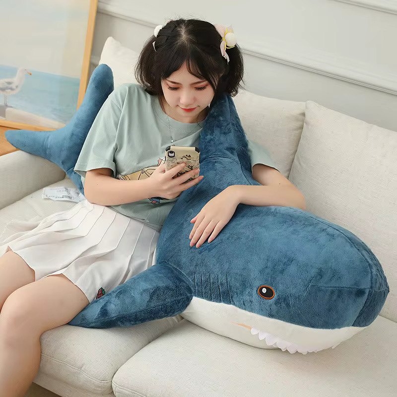 Hot Huggable Shark Plüschtier, Blau - Bild 4