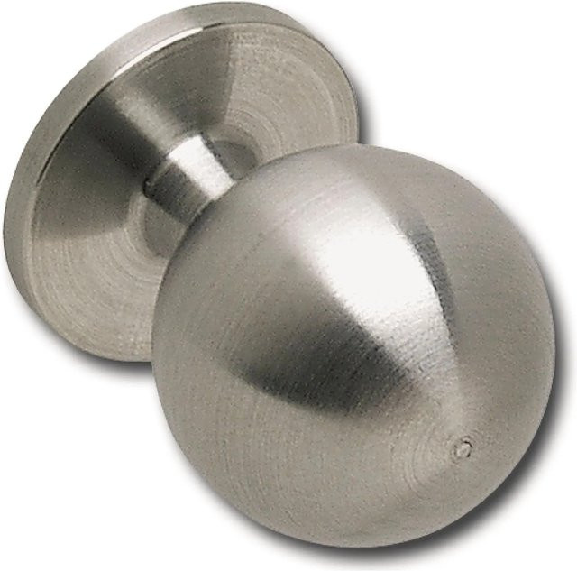Technik Team Möbelknopf Sirius in Edelstahl gebürstet, Farbe Silber, Durchmesser: 2,5 cm, Tiefe: 3,3 cm - Bild 1