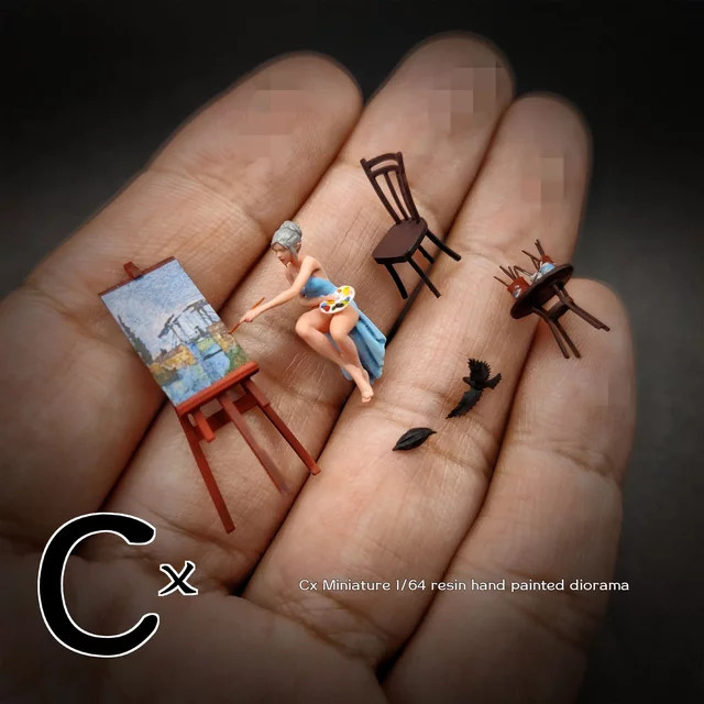 EHCMODEL Ice Princess Collection Miniatur-Diorama, Figuren, Maßstab 1:64, handbemalt - Bild 1