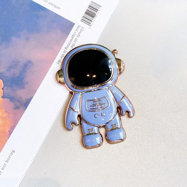 Universeller 3D-Astronauten Handyhalter Schreibtischständer in Grau - Bild 1