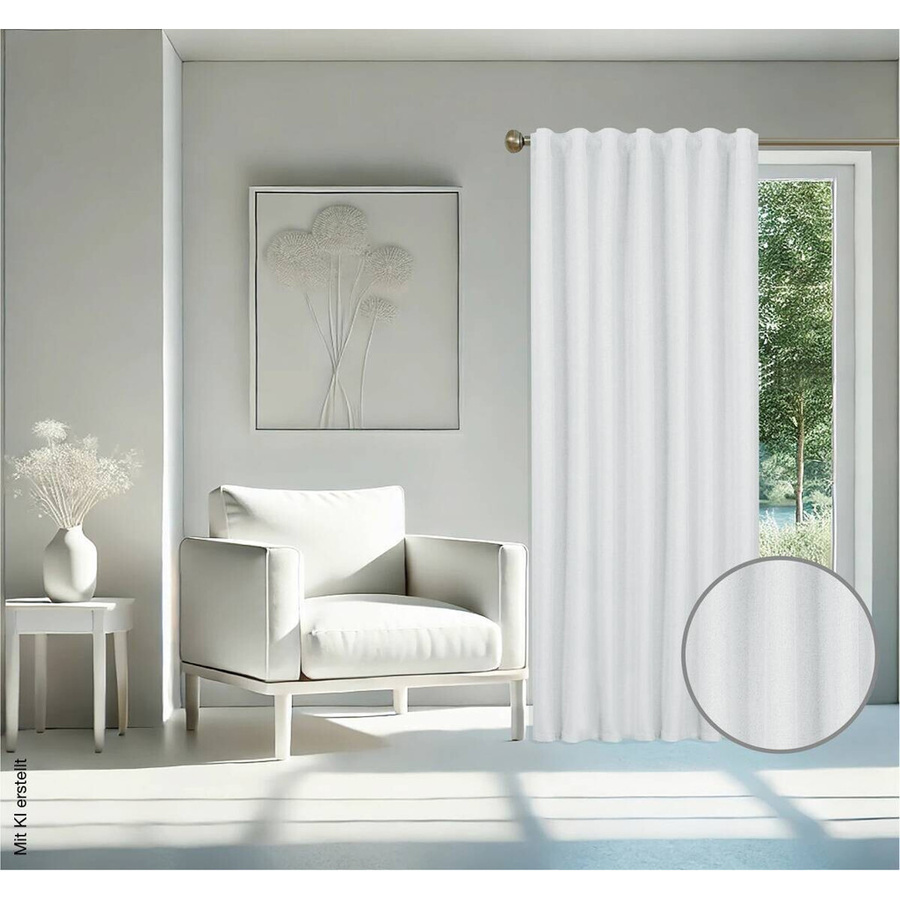 home Topline Verdunklungsvorhang Noah beige B: 135 cm, H: 245 cm - Bild 2