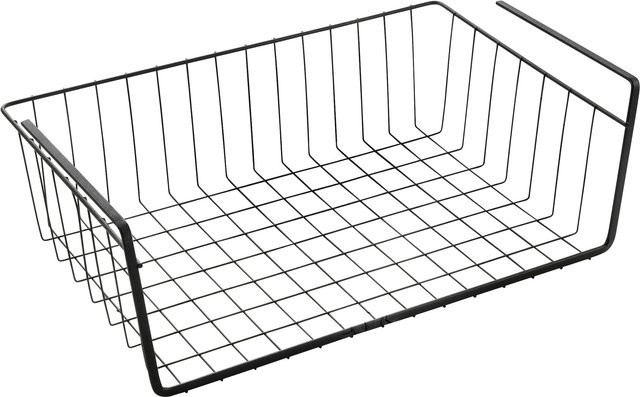 Schrankkorb Kanguro Toruch Therm von Metaltex in Schwarz aus Metall B/H/T: 40 x 14 x 26 cm - Bild 1