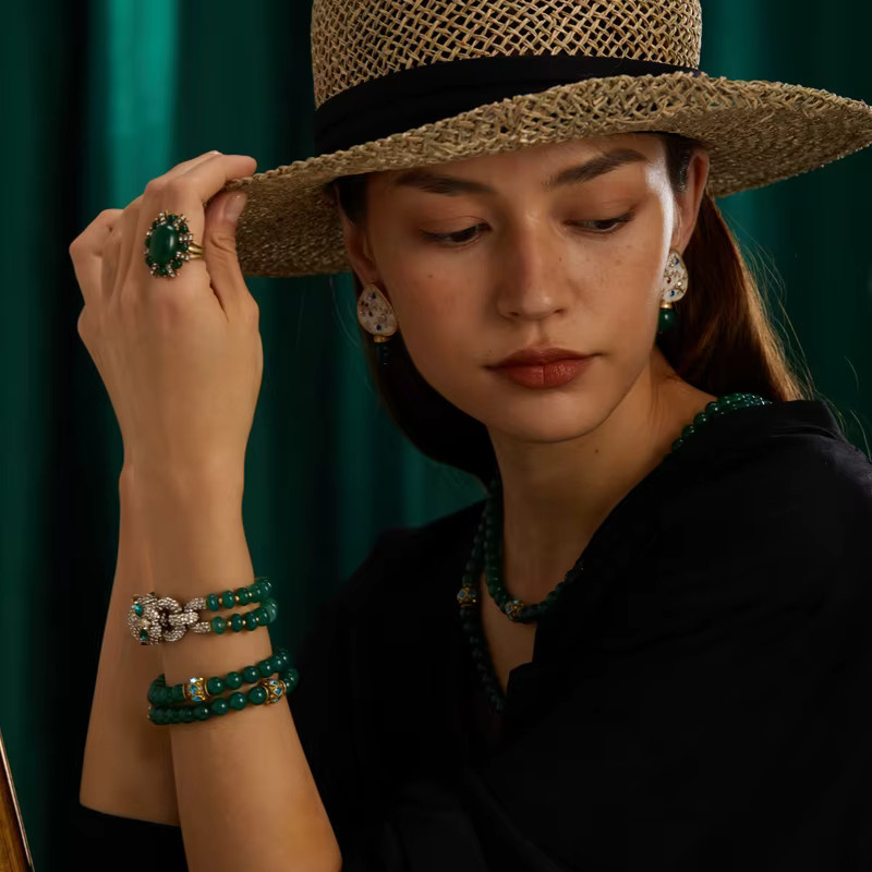 STALAIT Armband, Leopardenkopf, Strassbesatz, goldfarben, Damen - Bild 2