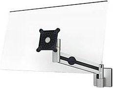 Durable Monitorschwenkarm PRO für 1 Display 21-27 Zoll, VESA 100x100 mm, bis 8 kg, dreh- und neigbar, Farbe: Silber - Bild 1