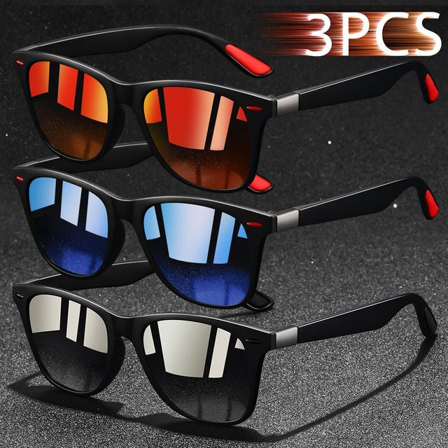 Sonnenbrille, Metall, Vollrand, quadratisch, Unisex - Bild 1