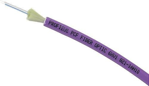 Siemens 6XV18211BT25 Glasfaser LWL Anschlusskabel in Violett, Orange und Schwarz 200/230 µ - Bild 1