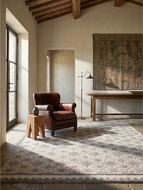 Geometrischer Teppich RIDGE von Kadima Design in Grau-Beige, B/T: 116 x 170 cm - Bild 1