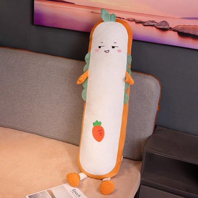 Yiran toy Plüschtier Kissen, Karotte Avocado Pfirsich, 80-150cm - Bild 1