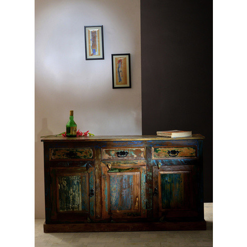 SIT Sideboard RIVERBOAT aus Altholz in Bunt, B/H/T: 140 x 72 x 40 cm - Bild 3
