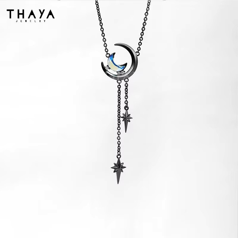 Thaya Halskette, Kristall, Vintage, Damen - Bild 2