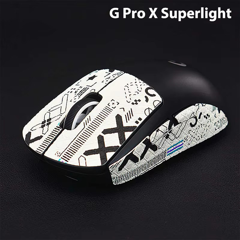 Rutschfestes Mausgriffband in Rot für Logitech GPW 1/2 Wireless Mouse, schweißabsorbierendes Grip-Tape zum Schutz der Mausbeschichtung - Bild 5