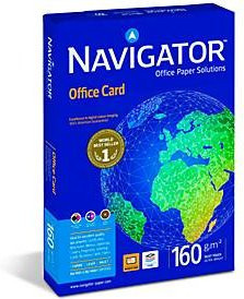 Navigator Office Card Kopierpapier DIN A3, 160 g/m², weiß, 250 Blatt - Bild 1