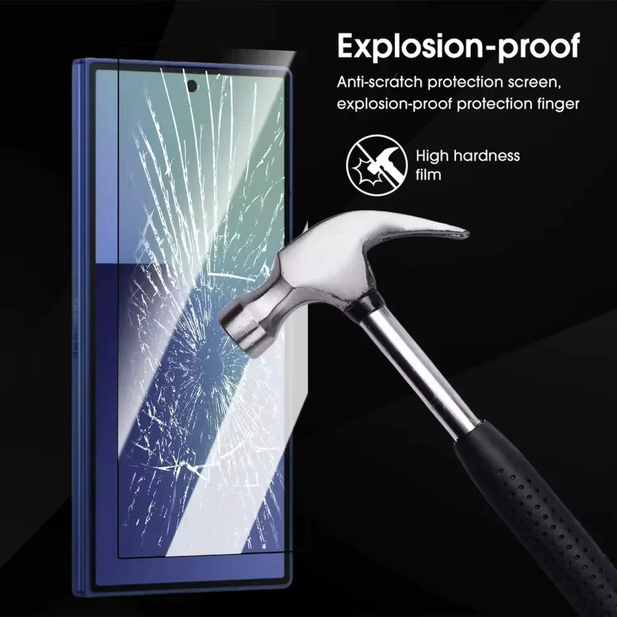 BAPPSUS Privatsphäre Displayschutzfolie für Samsung Galaxy Z Fold 7 6 5, Anti-Spy gehärtetes Glas, transparent - Bild 3