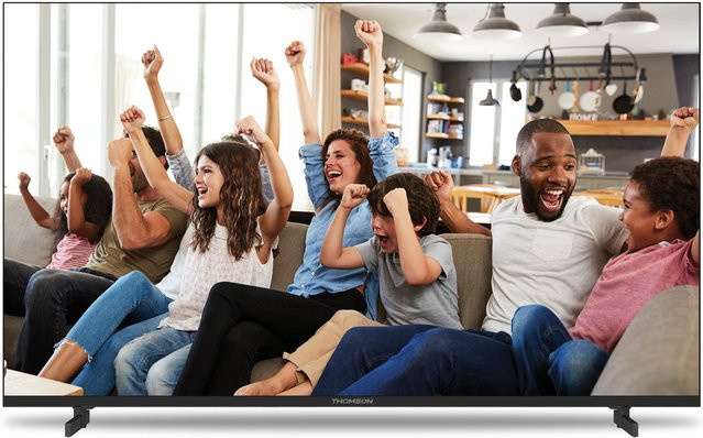 Thomson 43UG4S14 Smart-TV mit 43 Zoll LCD-LED-Technik in Schwarz, 4K Ultra HD, Sprachsteuerung, Bluetooth, Wi-Fi und HDMI - Bild 1