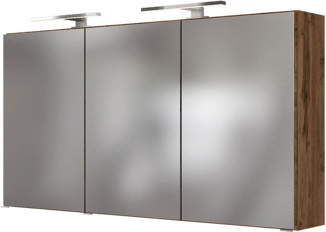 HELD Spiegelschrank Birma für dein Badezimmer in Wotaneiche, Breite: 120 cm - Bild 1