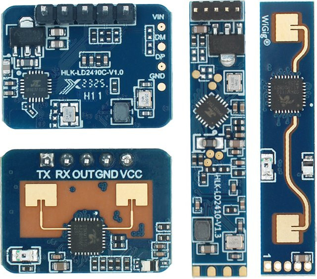 Hi-Link HLK-LD2410 Mini FMCW 24GHz Radar-Modul zur intelligenten Präsenzerkennung in Blau - Bild 1