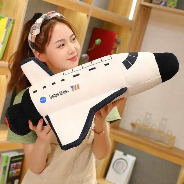 Kidsly Plüsch Astronaut Raumschiff, Stofftier, weiß, ab 14 Jahren - Bild 1