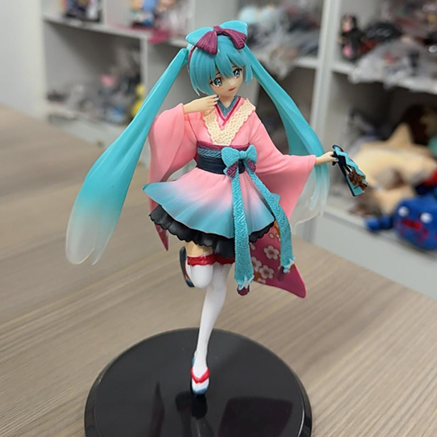 Yiran toy 1 Hatsune Miku Sammlerfigur Anime Kimono Kirschblüte 20cm - Bild 2