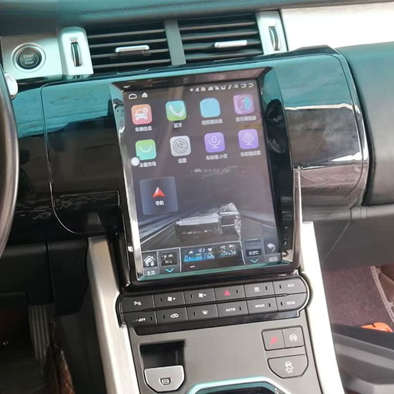 Zentrale Steuerung mit vertikalem HD-Touch-Display für Land Rover Evoque L538 inklusive Navigation und 360-Grad-Panorama-Rückfahrkamera in Schwarz - Bild 2