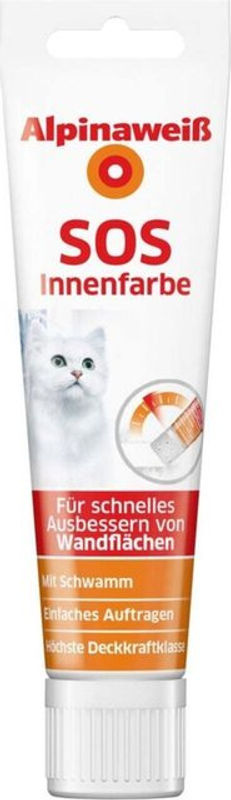 Alpina SOS Innenfarbe Weiß Matt 0,1 l - Bild 2