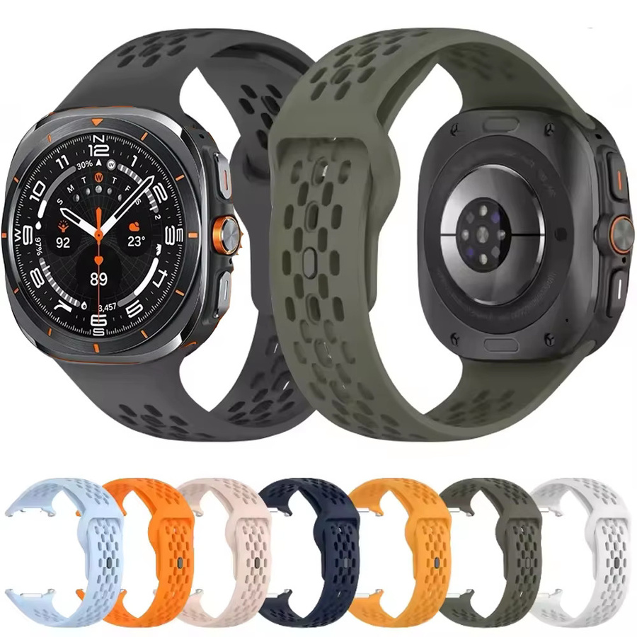 Uhrenarmband Silikon, Samsung Galaxy Watch 8 Ultra 47 mm, Samsung Watch 7 Ultra - Bild 2