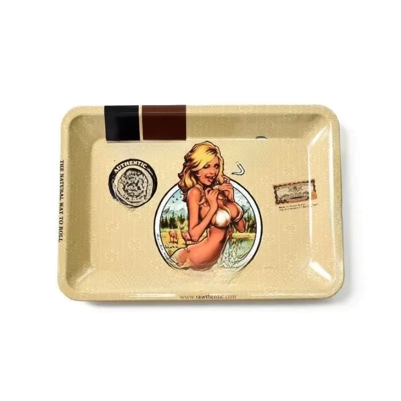 RAW Rolltablett für Tabakraucherzubehör in Beige, B: 17,78 cm, B: 12,7 cm - Bild 2