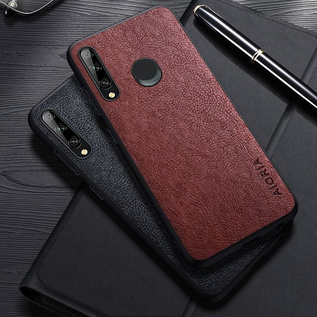 Luxus Leder Business Schutzhülle für Huawei P30 Lite und Huawei P30 Pro in Rot - Bild 1